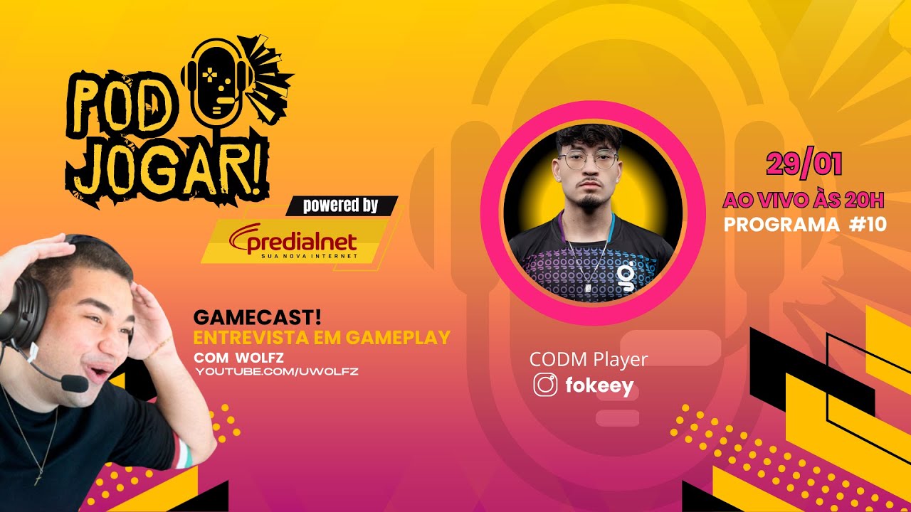 Pod Jogar! [Programa #10] com @fokeey⁩ da Impacto Final - Pro player de COD Mobile