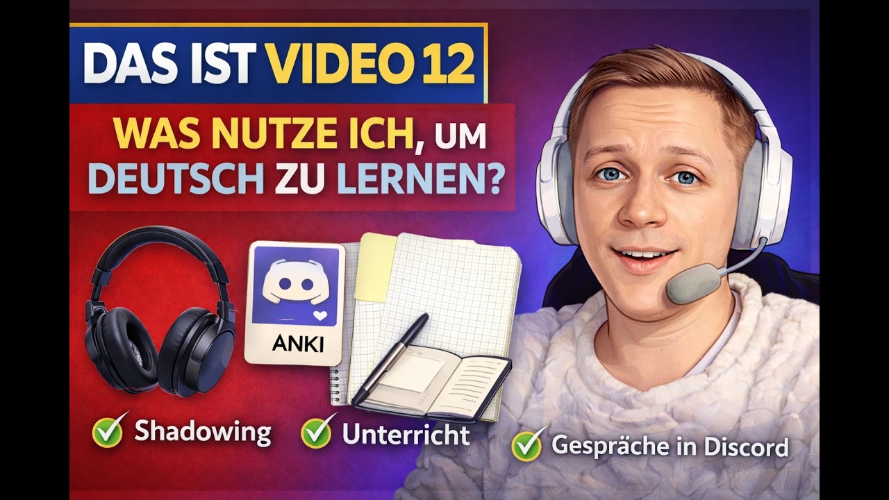 Was nutze ich, um Deutsch zu lernen? | Mein Weg zu C1 – Video 12
