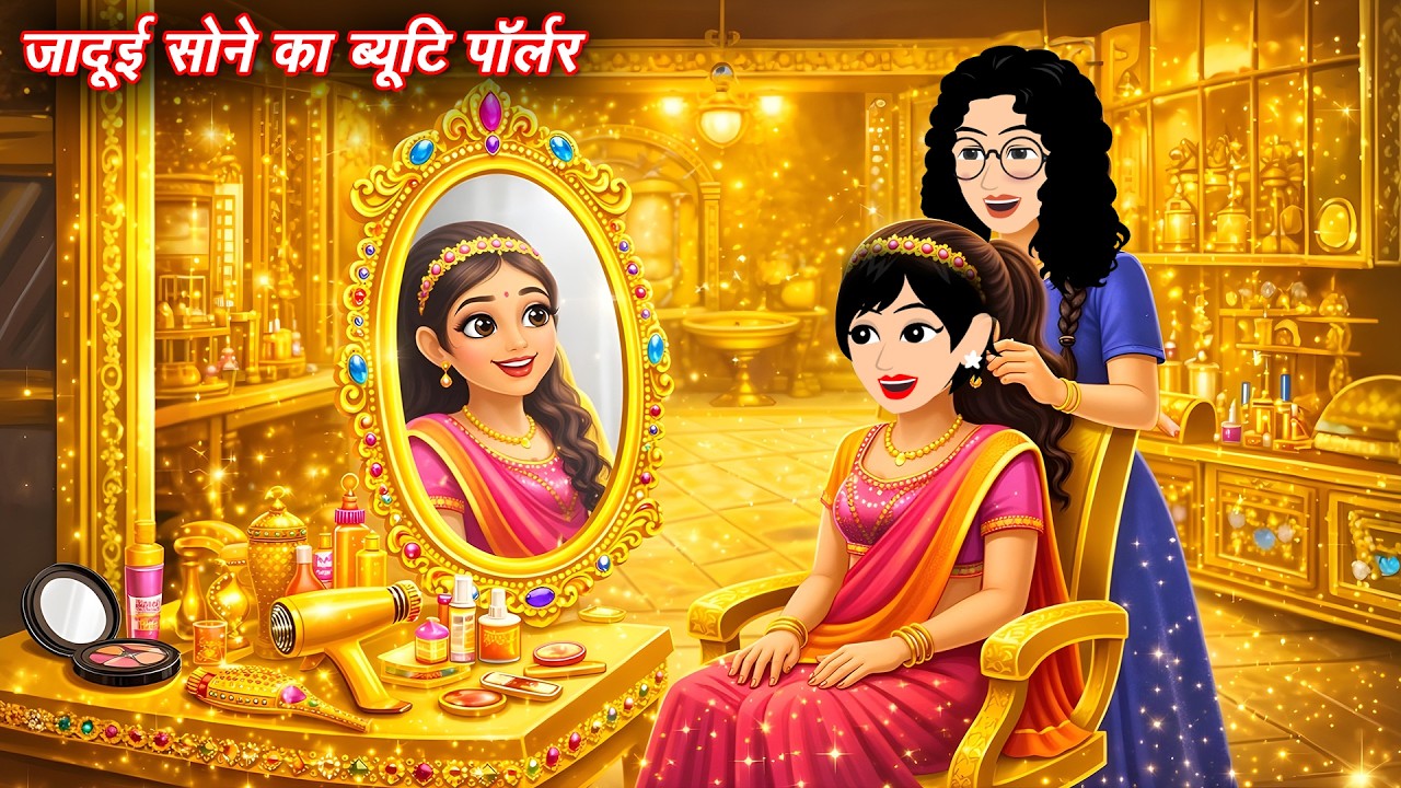 सोने ब्यूटी पार्लर Jadui Parlour | Cartoon  Kahani | Hindi Kahaniya | Story | JADUI KAHANI | magic