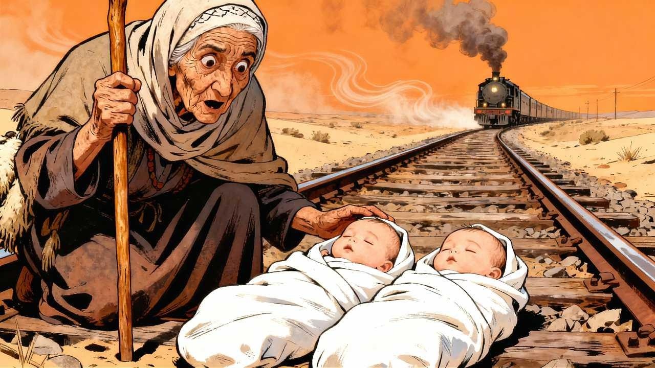قصة حفارة القبور التي وجدت رضيعين في الصحراء فغيّر الله حياتها بهما إلى الأبد !