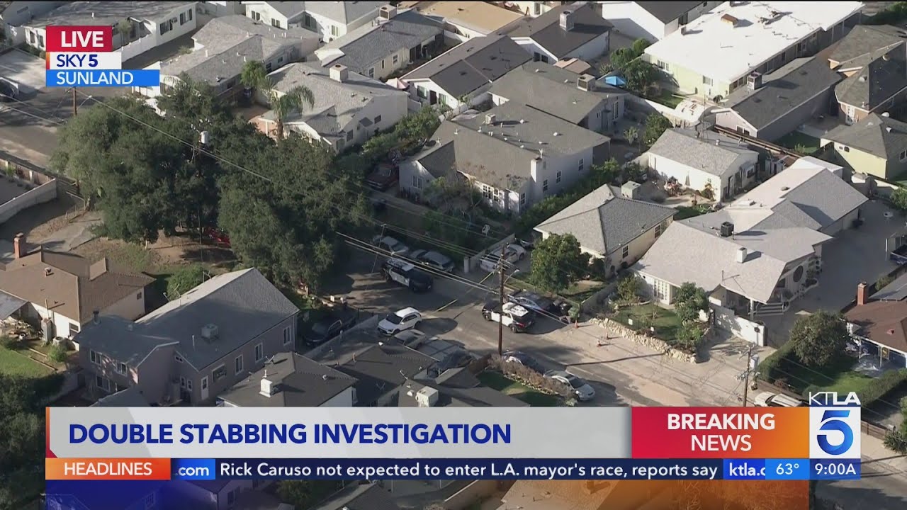 10-year-old girl, elderly person stabbed in Sunland
