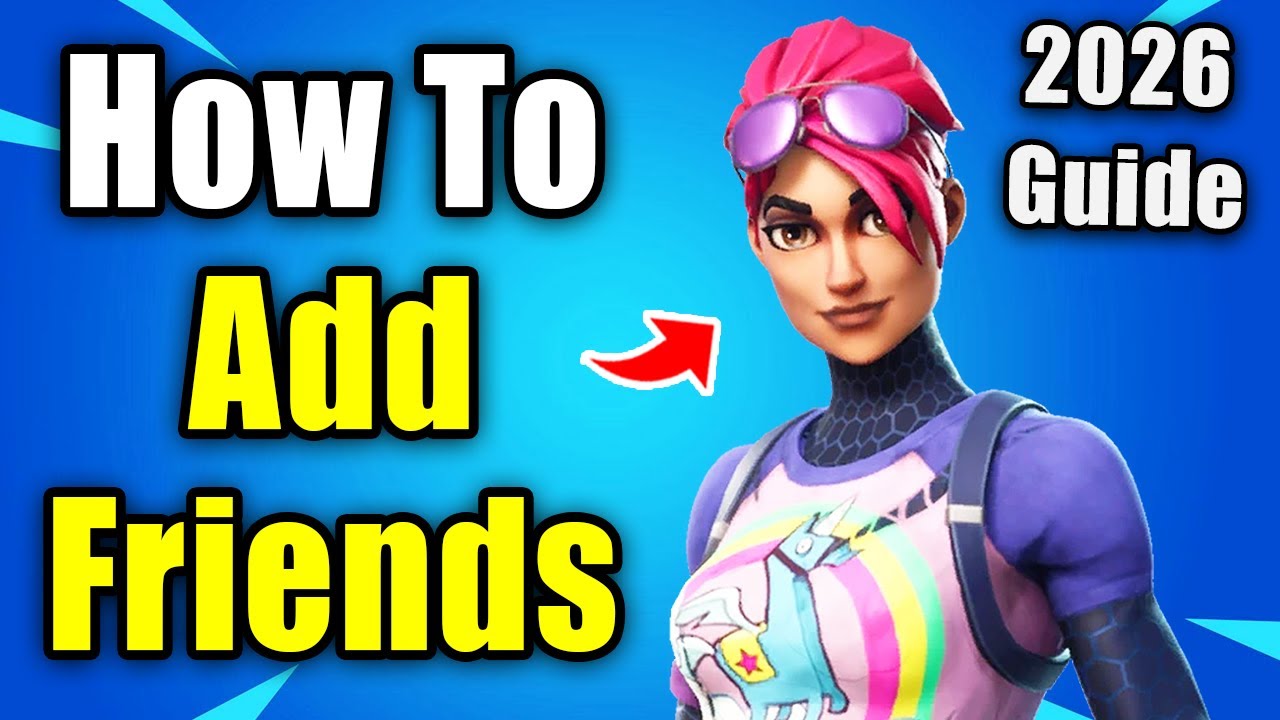 Как добавить друзей в Fortnite (2026)
