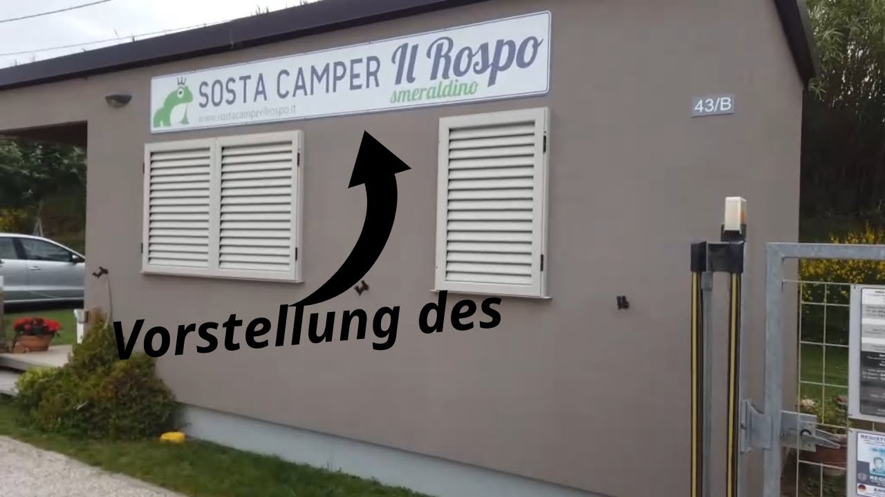 Stellplatz in Italien Sosta Camper II Rospo