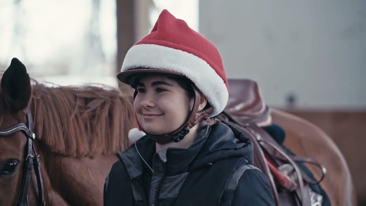 A la veille du spectacle de Noël au centre équestre de la Ferme des Brique