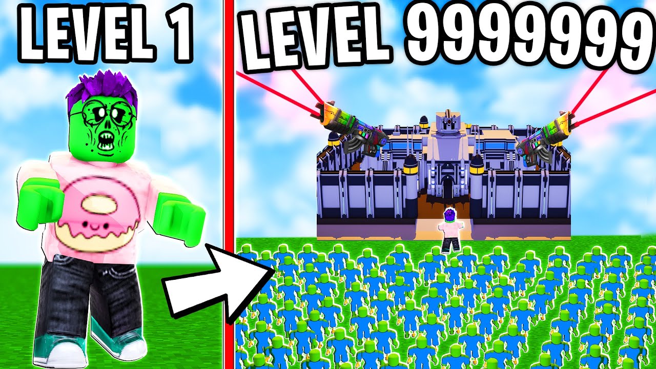Can We Defeat 999,999 ZOMBIES And Build The MAX LEVEL FORTRESS In ROBLOX ZOMBIE TYCOON!?