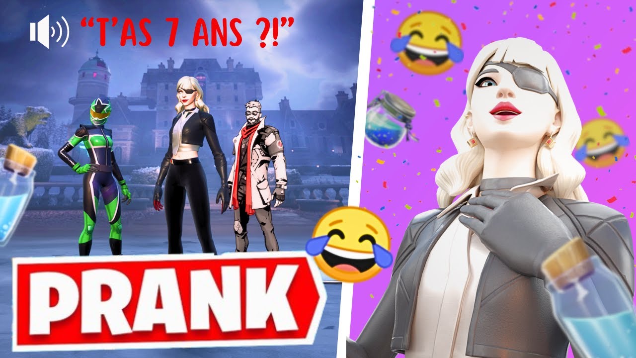 Je me suis ENCORE fais PASSER pour une FILLE DE 7 ANS sur FORTNITE
