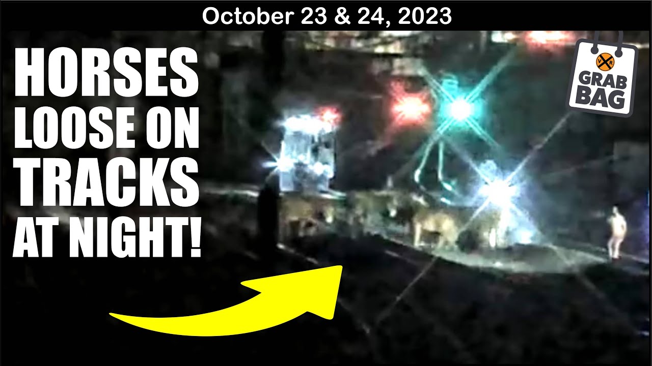HORSES LOOSE ON THE TRACKS AT NIGHT! FULL RACE THRU FT. MADISON