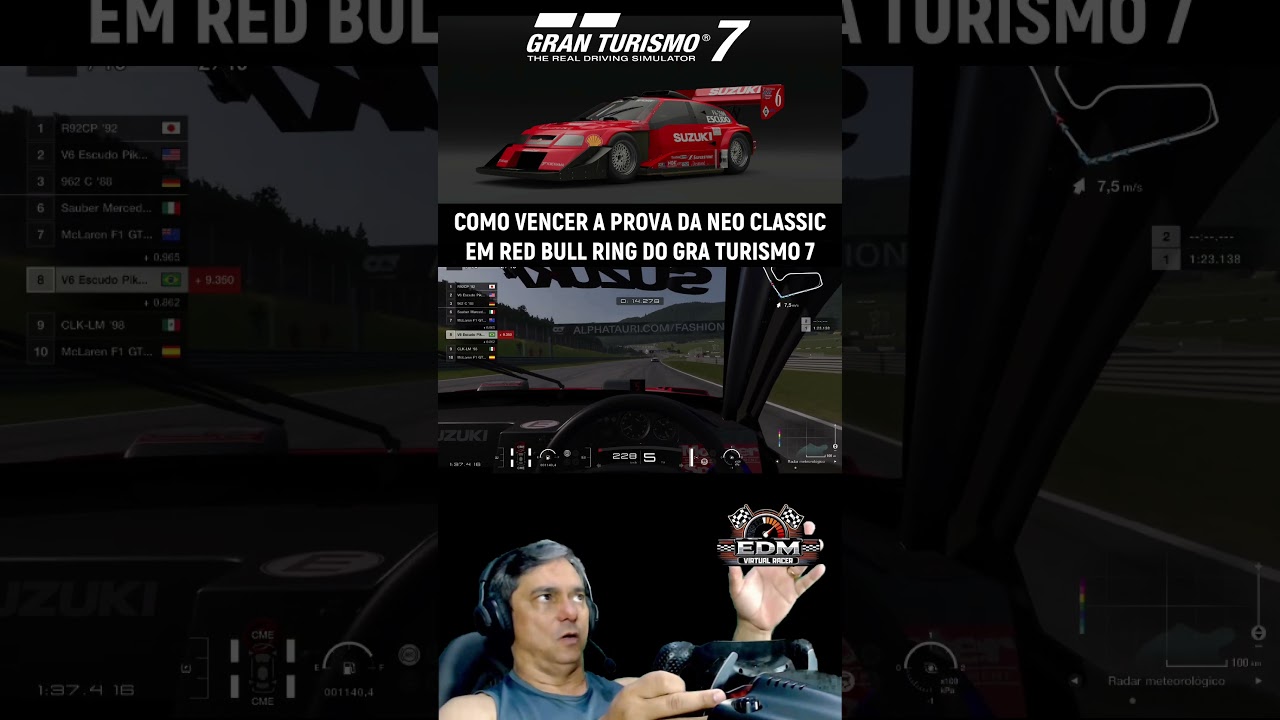 Como Vencer a Prova Neo Classic do Gran Turismo 7 em Red BUll Ring 
