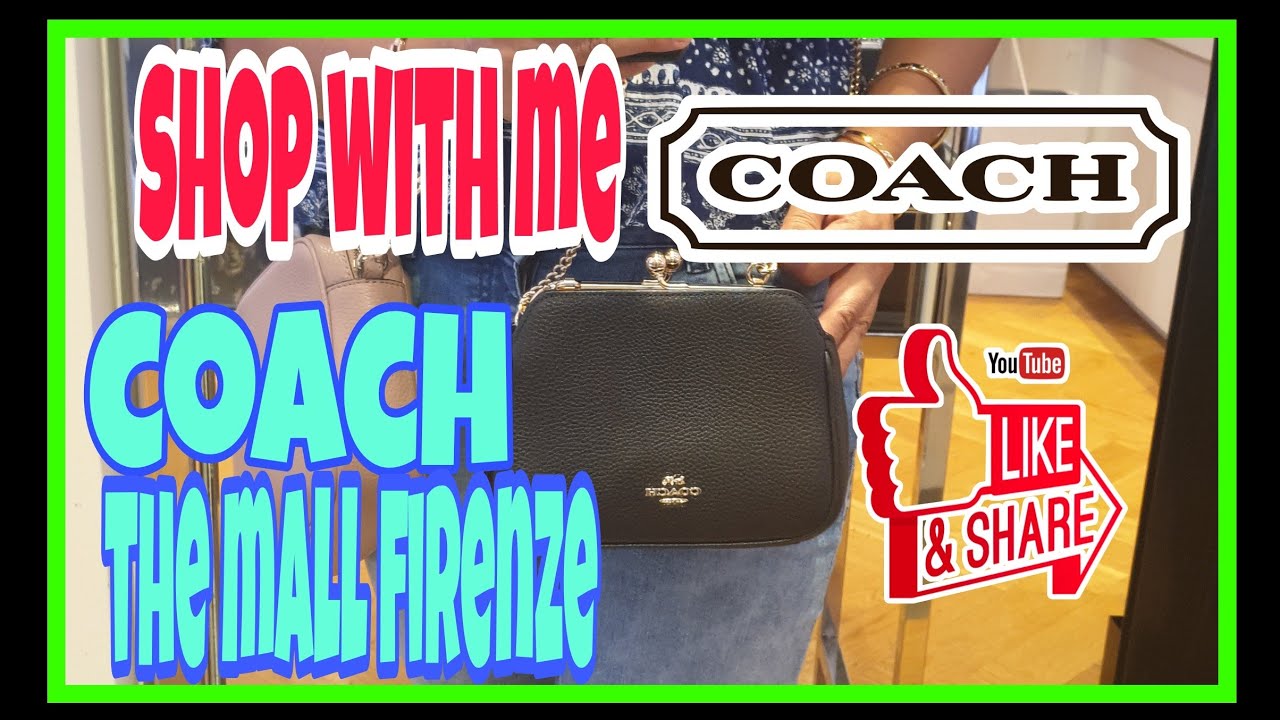 THE MALL FIRENZE | THE LUXURY OUTLET | OUTLET SALE | COACH SALE | COACH HANDBAGS | SHOP WITH ME