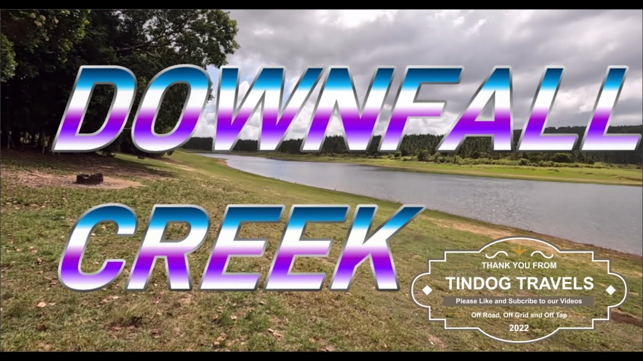 Tindog Travels Lake Tinaroo - Downfall Creek camp ground drive through in real time.