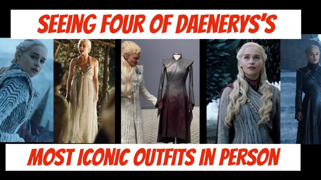 Daenerys Targaryen’s Costumes in Person #gameofthrones #daenerystargaryen #asoiaf #houseofthedragon