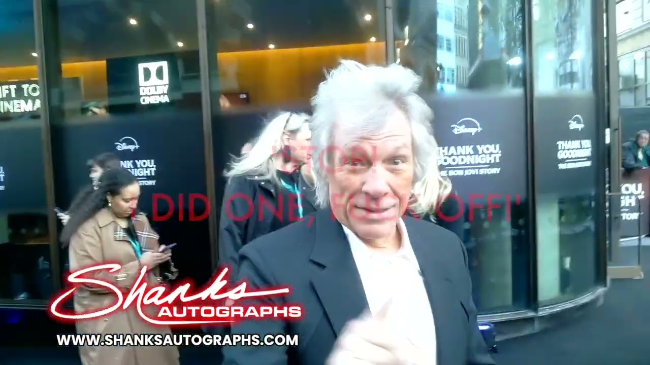 Trying To Get Jon Bon Jovi Signing Autograph Part 2