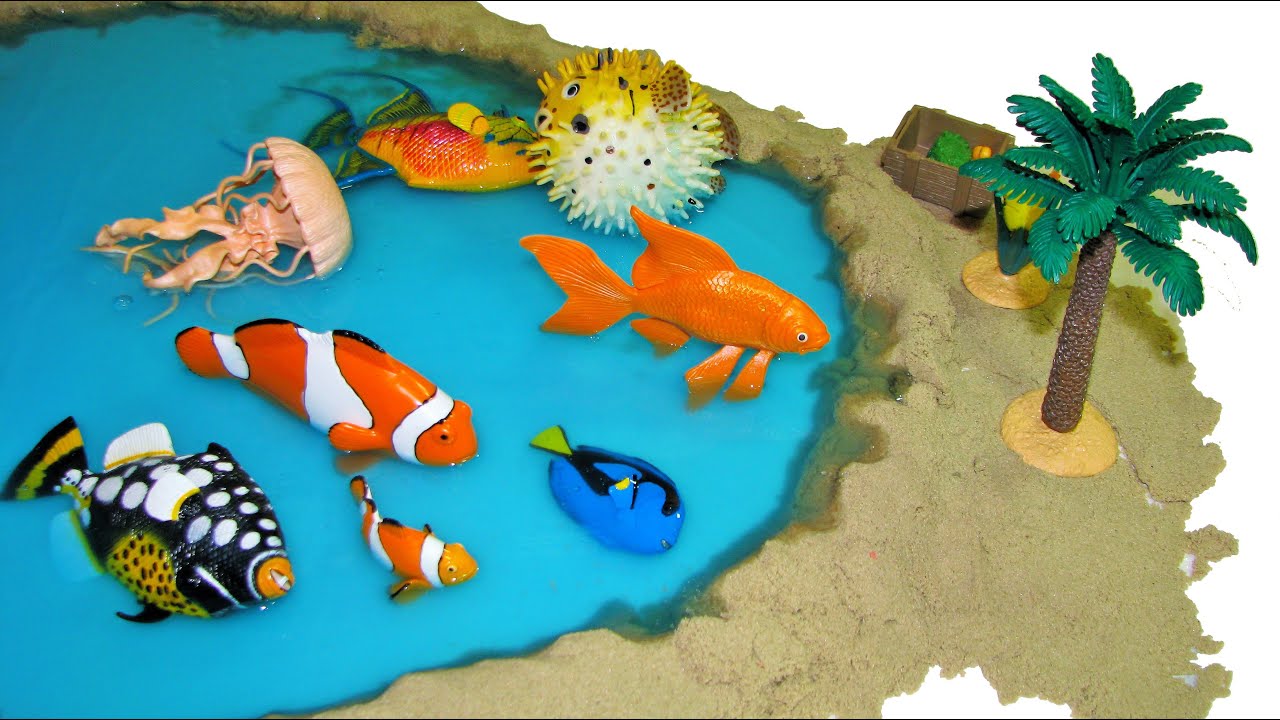 8 Sea Animals Safari Incredible Creatures Marine | Toy Animals for Kids