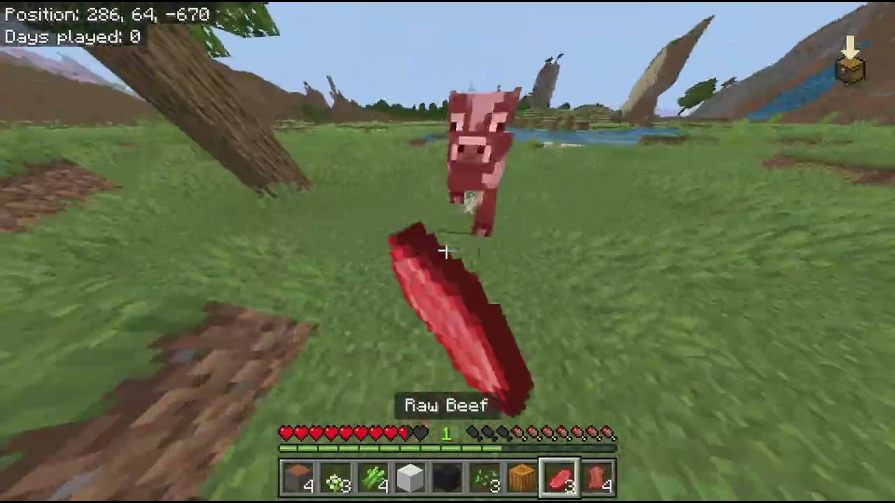 Minecraft world part 1 finding village