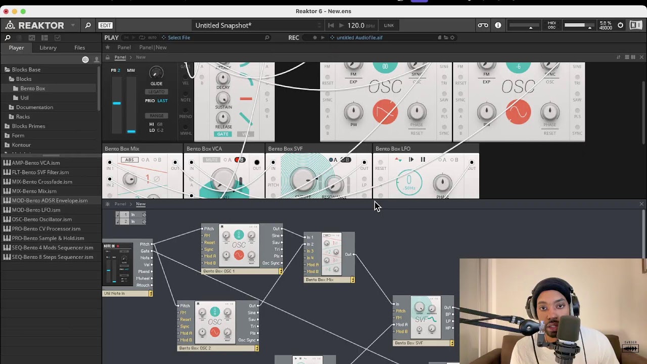 DannyXanderMusic Creating Cinematic Drones and Atmospheres in Reaktor Blocks