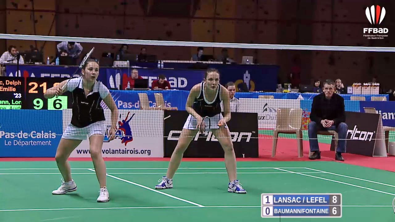 1/2 DD : Lansac & Lefel VS Baumann & Fontaine (Championnats de France 2015)
