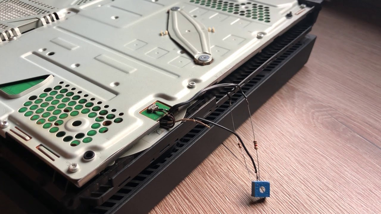Mod cooler playstation 4 - controle manual da refrigeração
