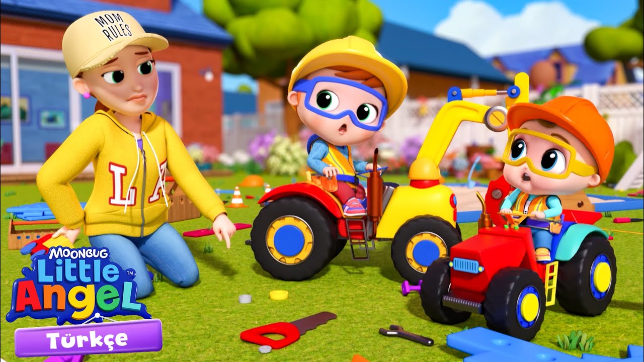 Can Bebek Haydi Etrafı Toplayalım 🔫 Eğlenceli ve &Ouml;ğretici &Ccedil;ocuk Şarkıları | Little Angel T&uuml;rk&ccedil;e