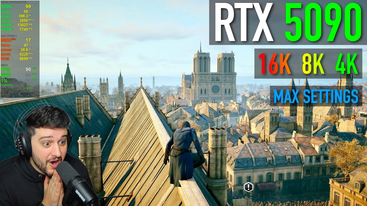 RTX 5090 - Assassin's Creed Unity : Amazing Graphics even 12 Years Later!