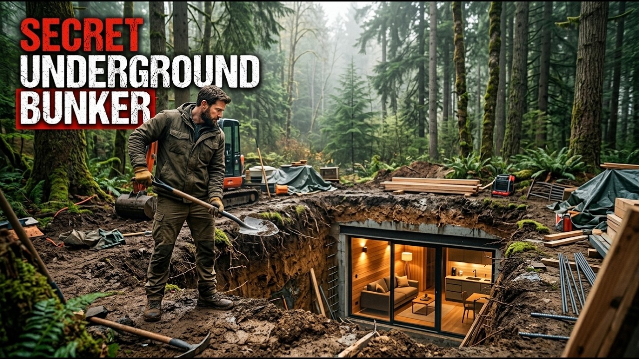 I Built a Secret Underground Modern Shelter #shorts #youtubeshorts #ytshorts
