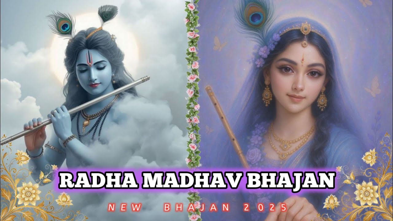 🌼 Soulful Radha Krishna Morning Bhajans 2025 | Divine Nonstop Krishna Bhakti Songs | moon tone lofi