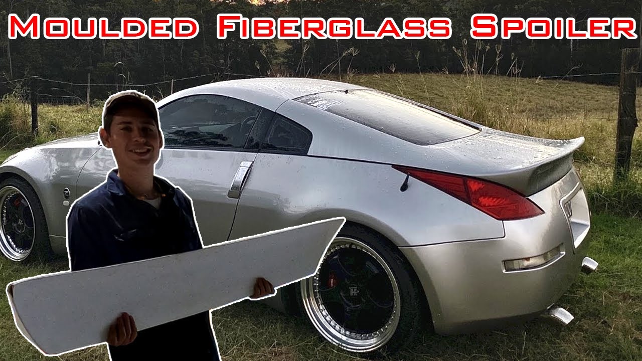 Seamless Moulding a Fiberglass Spoiler (Rocket Bunny Ducktail 350z)