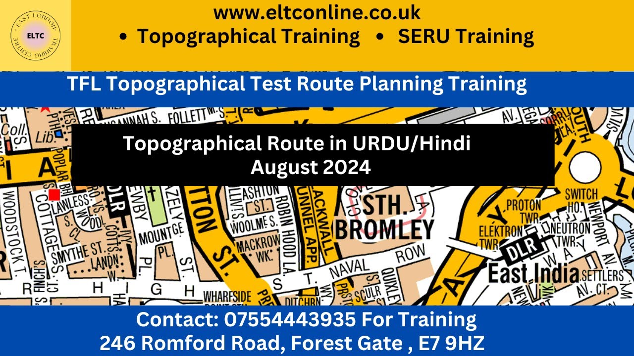 Topographical route planning in Urdu/Hindi Language. Closed road questions