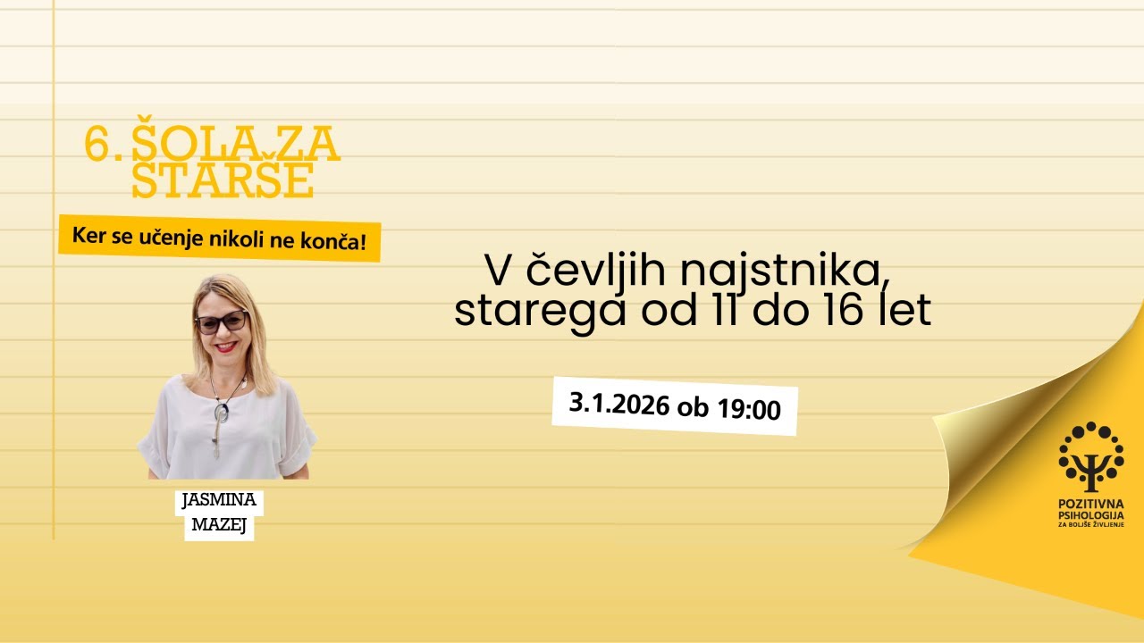 Jasmina Mazej​, V čevljih najstnika, starega od 11 do 16 let