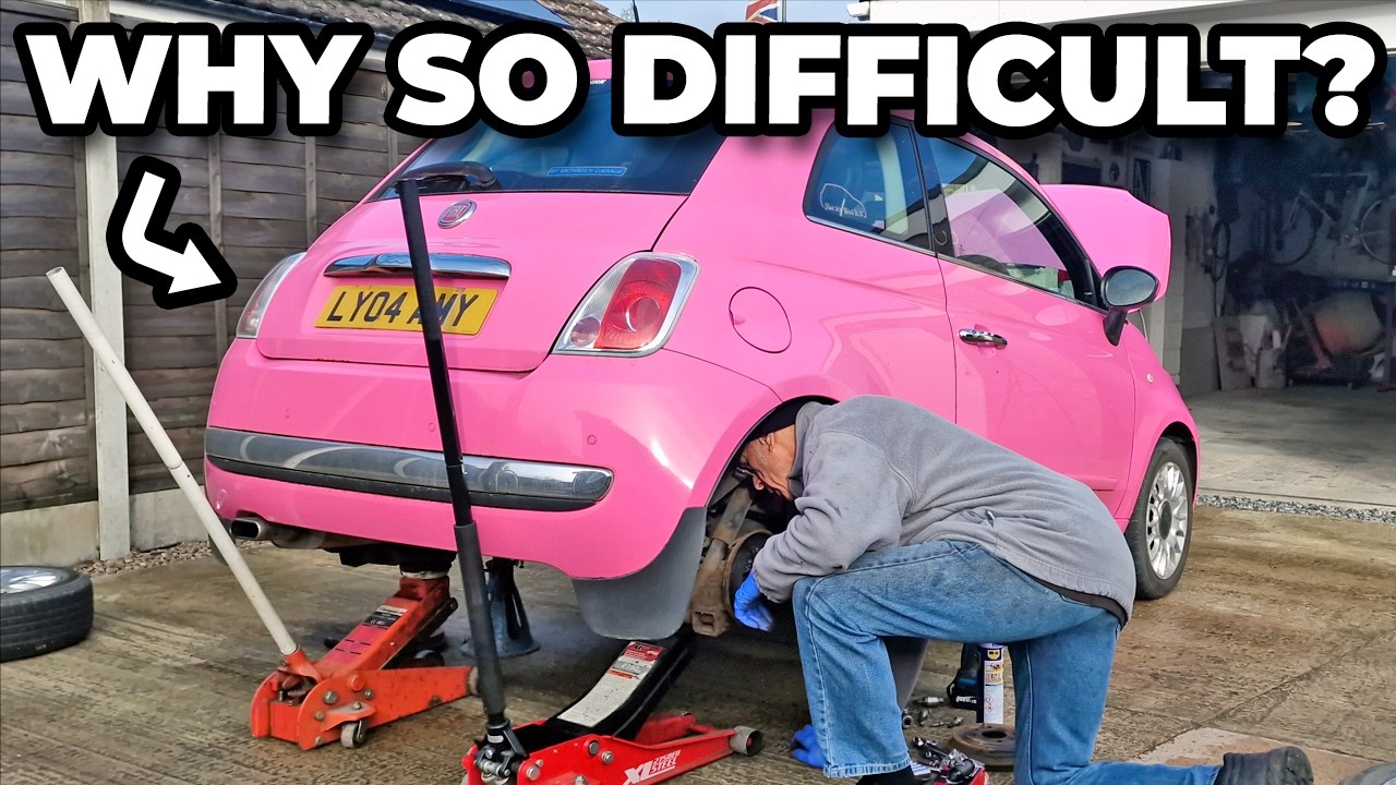 A Stupid Design - Fiat 500 Gets New Wheel Cylinders & Shoes
