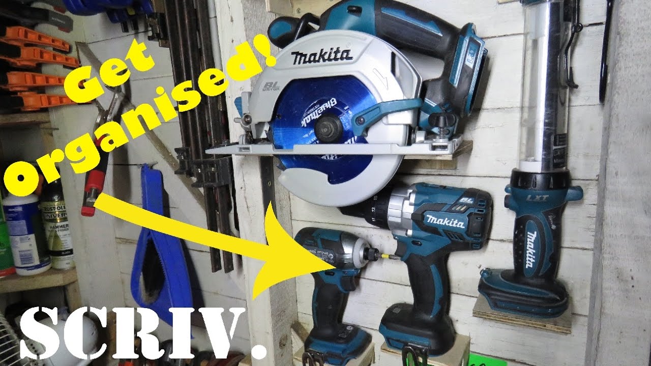 Wall mounting my new power tools!