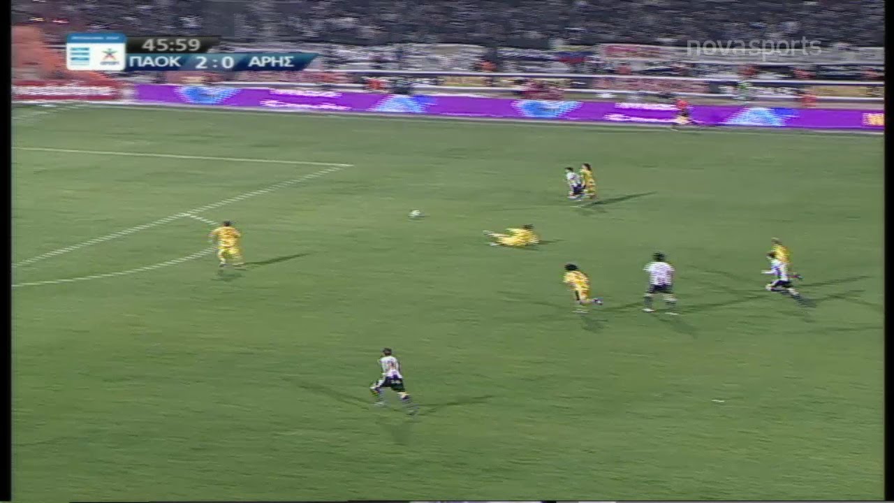 ΠΑΟΚ - Άρης(4-1), 22/11/2009