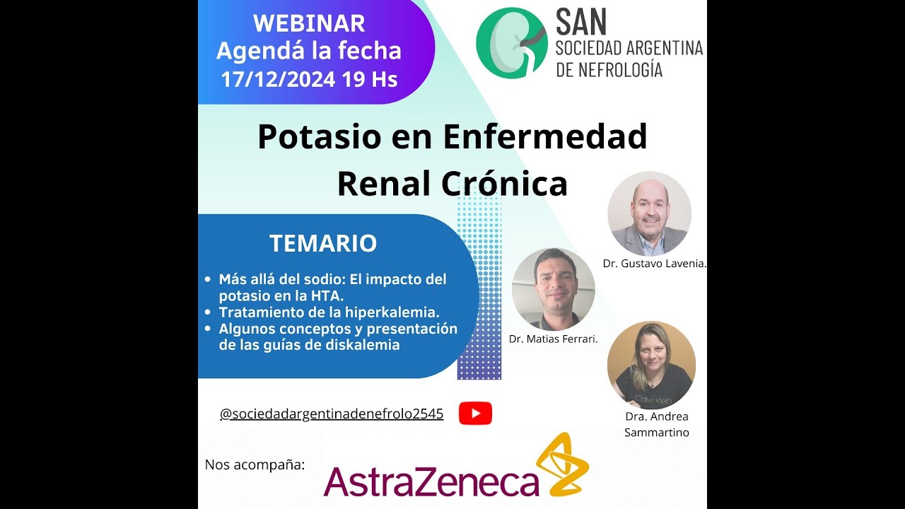 Webinar Potasio en Enfermedad Renal Cronica