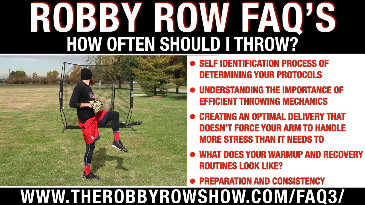 How Often Should I Throw? - Robby Row's FAQ's