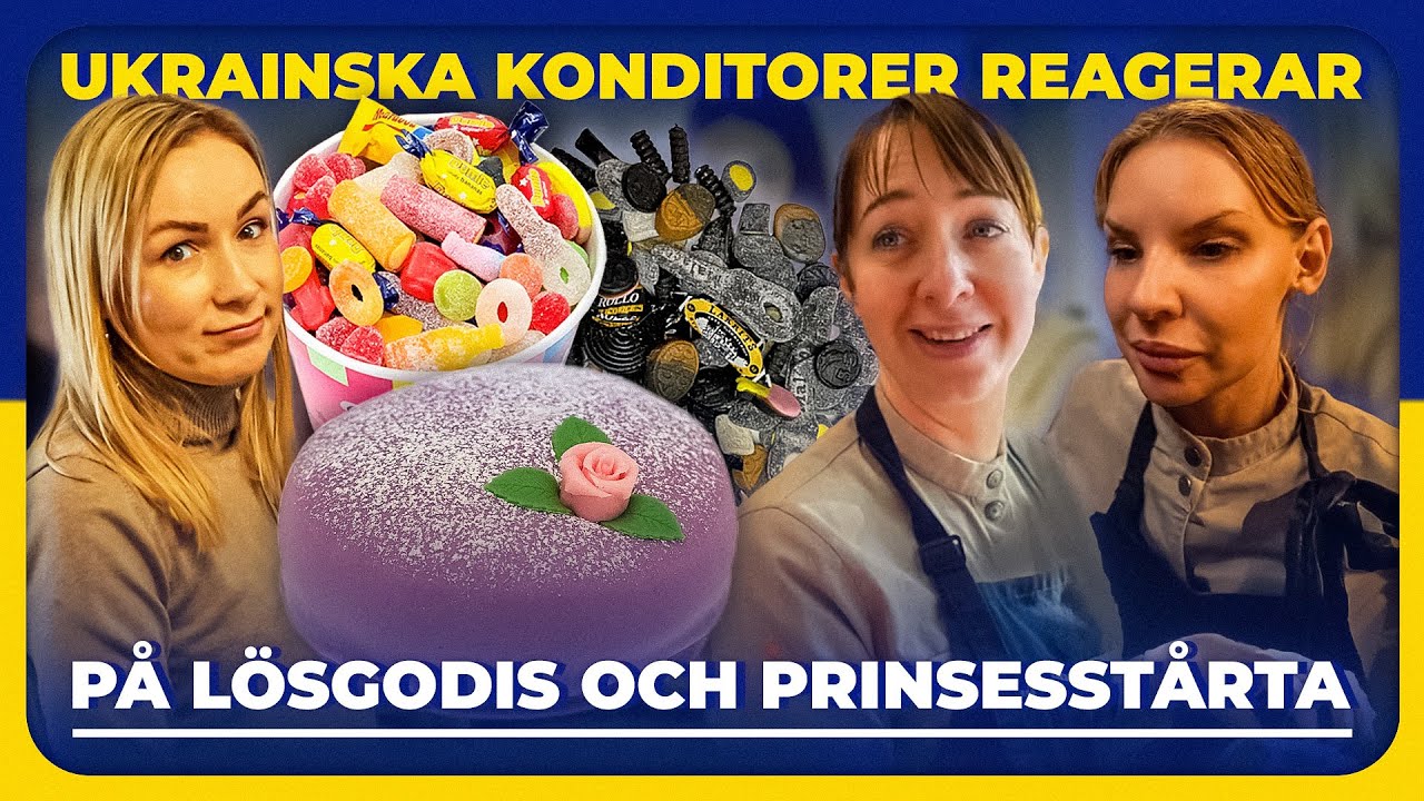 Ukrainska konditorer reagerar p&aring; l&ouml;sgodis och prinsesst&aring;rta