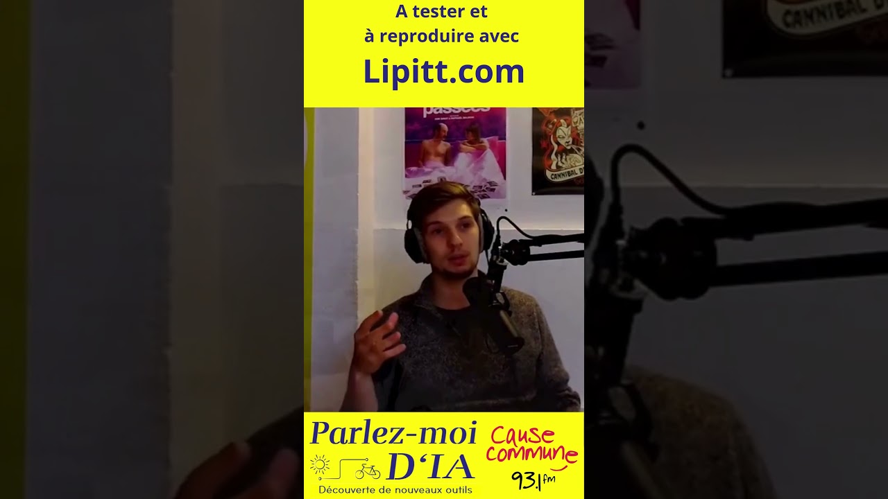 Extrait Parlez-moi d'IA 32 D&eacute;couvrez Lipitt, la traduction audio et vid&eacute;o Waouh de Antoine M&eacute;nager