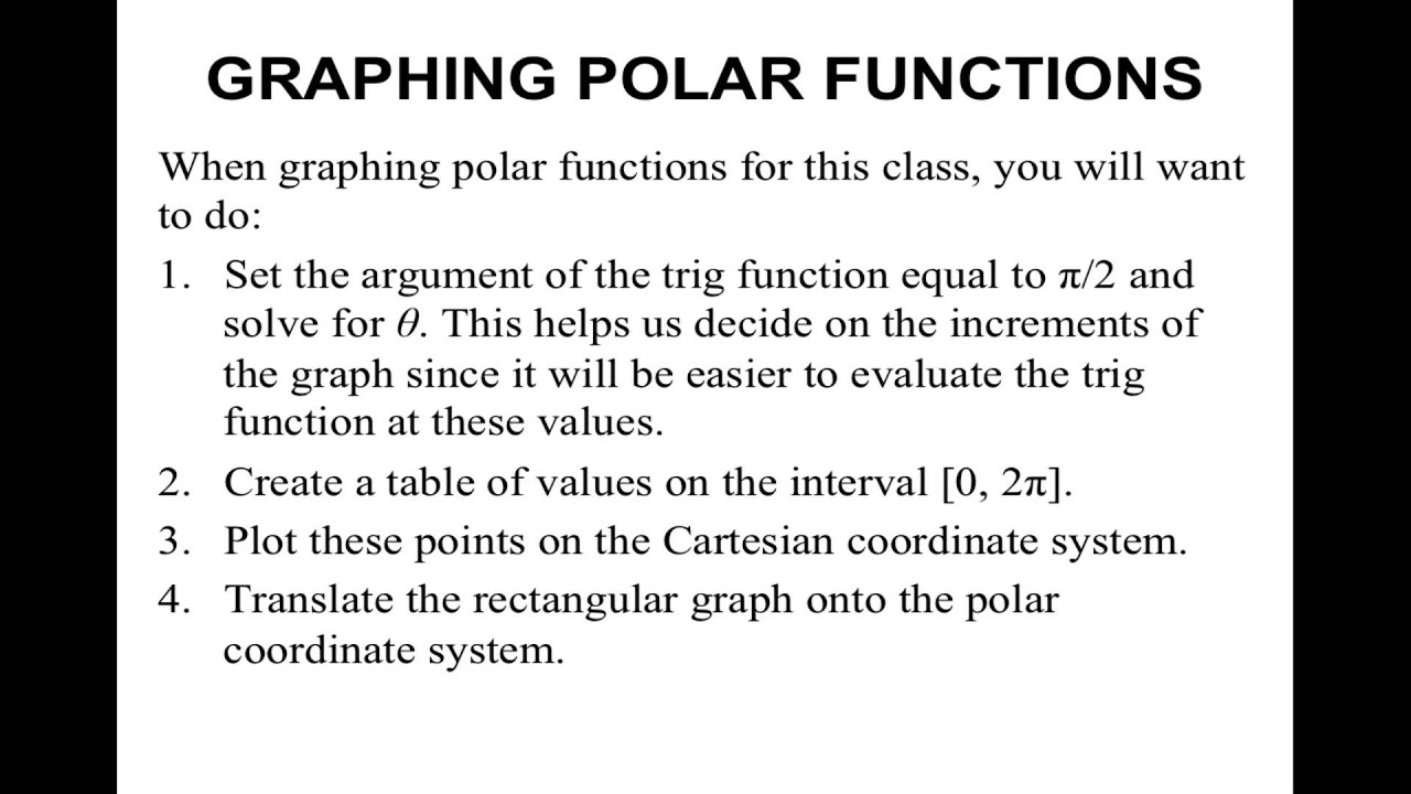 Topic 57-Polar Coordinates