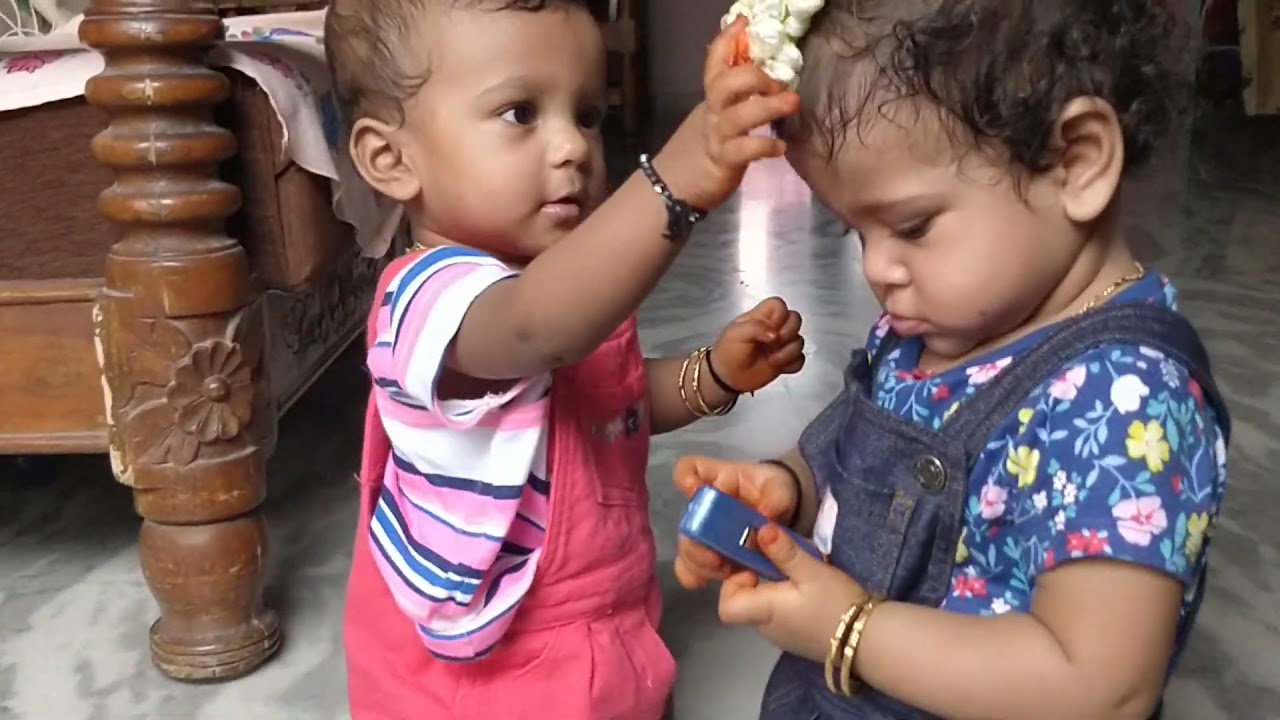 Funniest Babies fight.. cute baby Twins fighting videos. ( 1million views) #twins #fun #trending