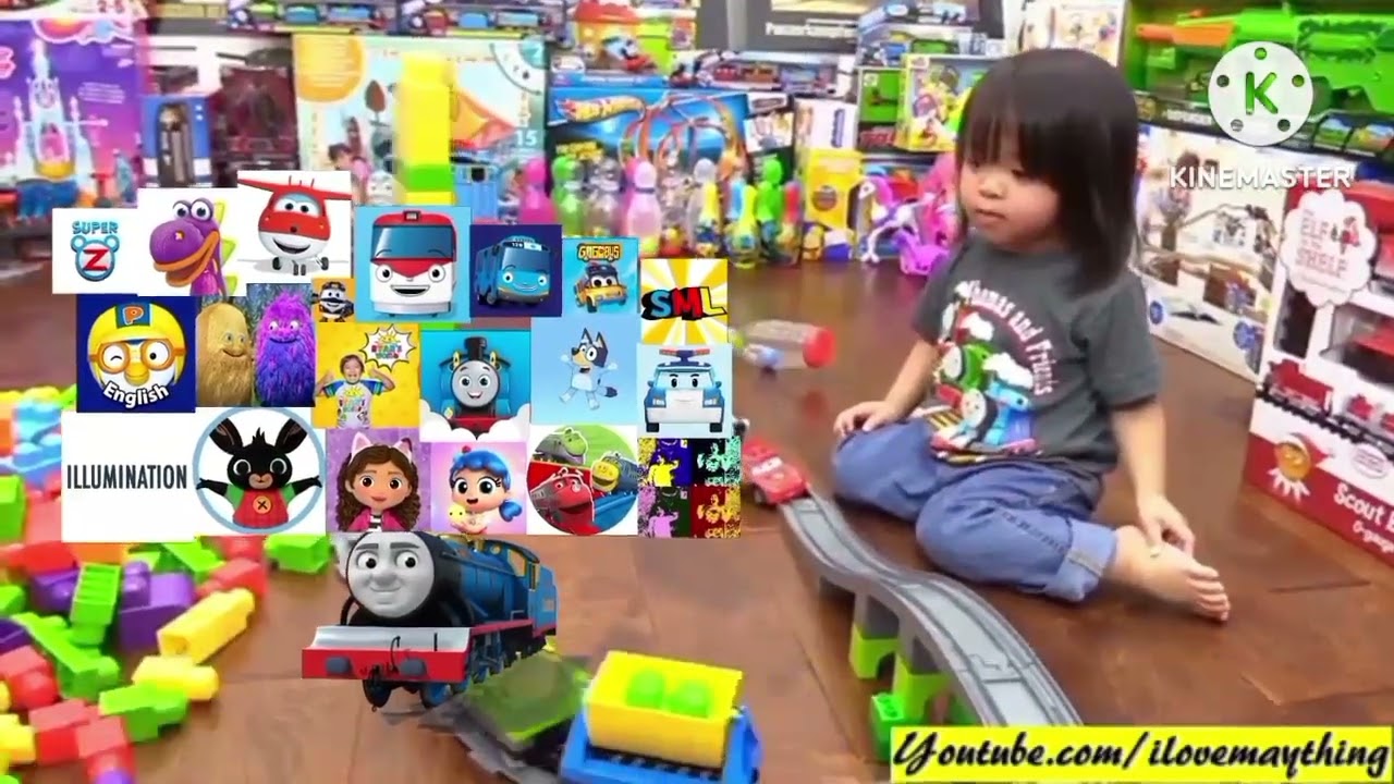 Hulyan And Maya LEGO Duplo Train Crashes To 
