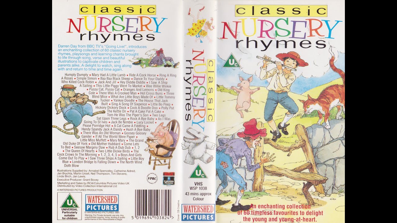 Classic Nursery Rhymes (1991 UK VHS)