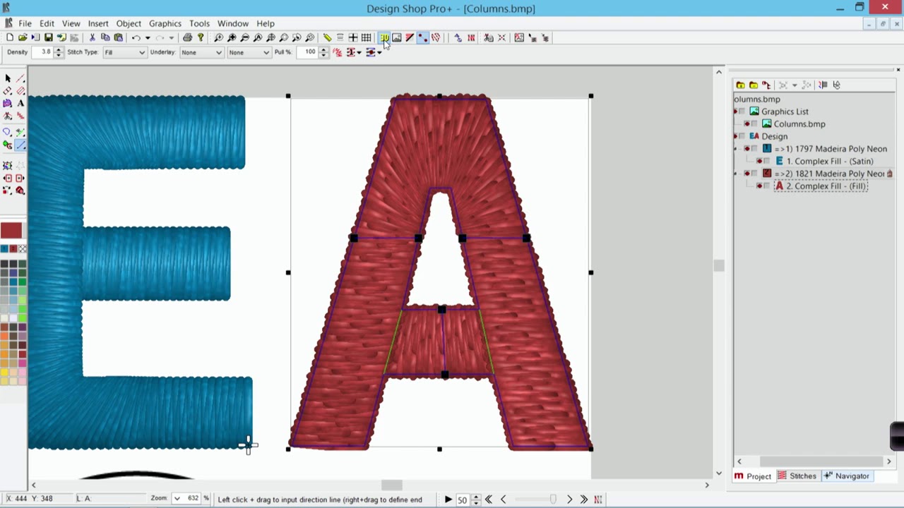 DesignShop V9 ~ Complex Fills Unafills
