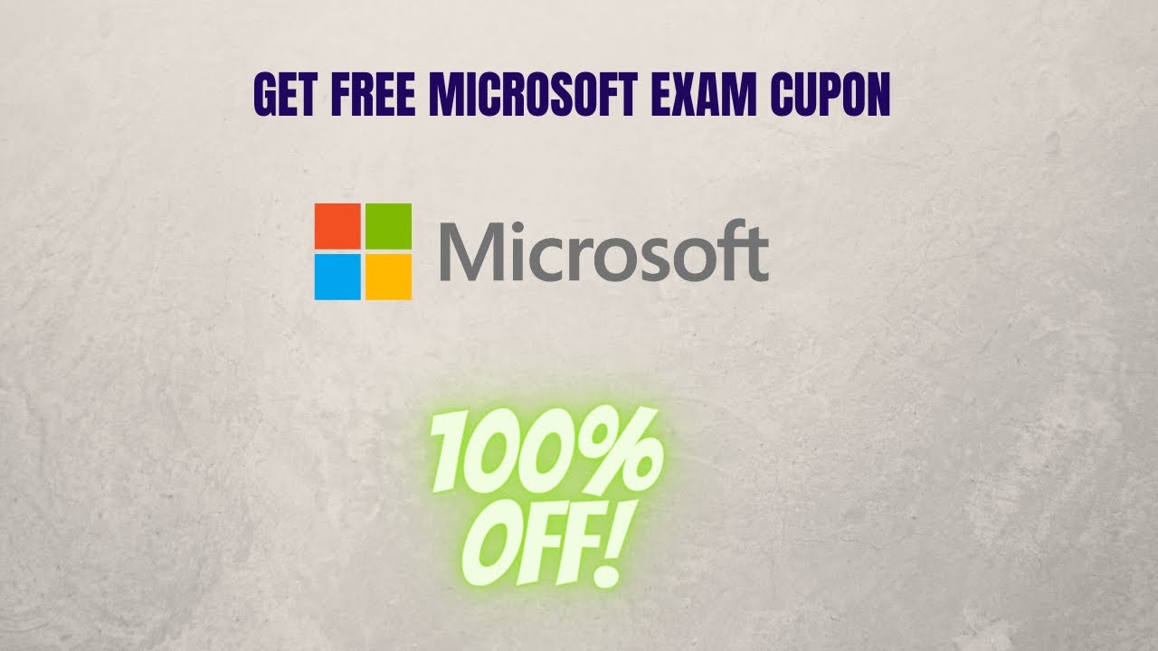 How To Get Free Microsoft Exam Voucher | Certification Voucher with Microsoft Virtual Training 2020