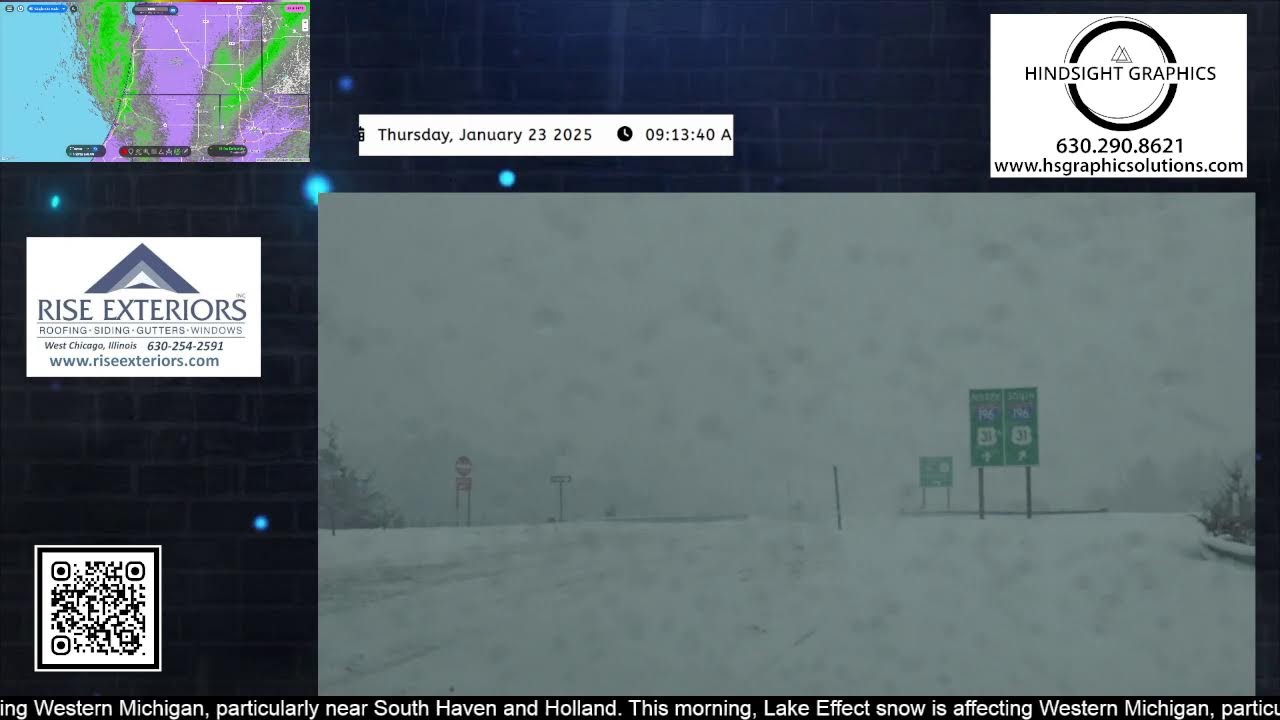 Heavy lake effect across western Michigan! #MIwx.