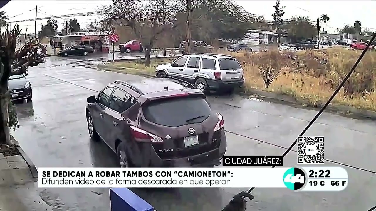 Se dedican a robar tambos con ¨Camioneta¨