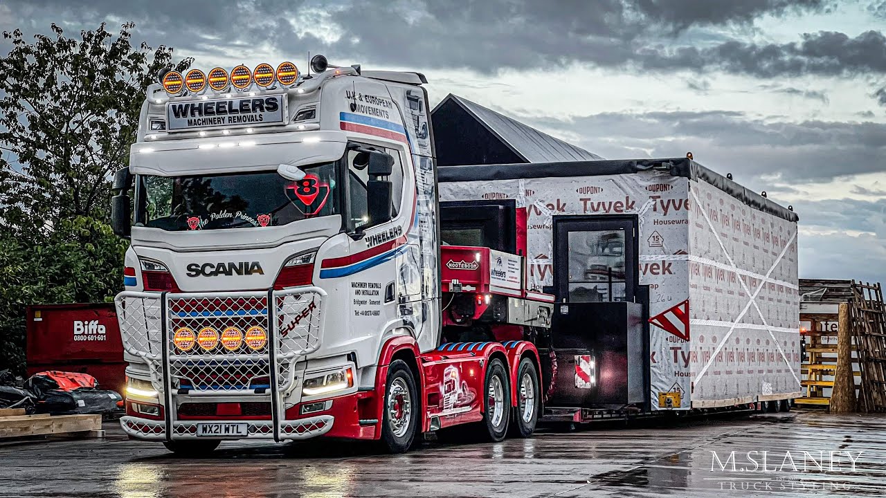 Wheeler & Son - Derby to Wellington - Heavy Haulage Convoy Of 4!