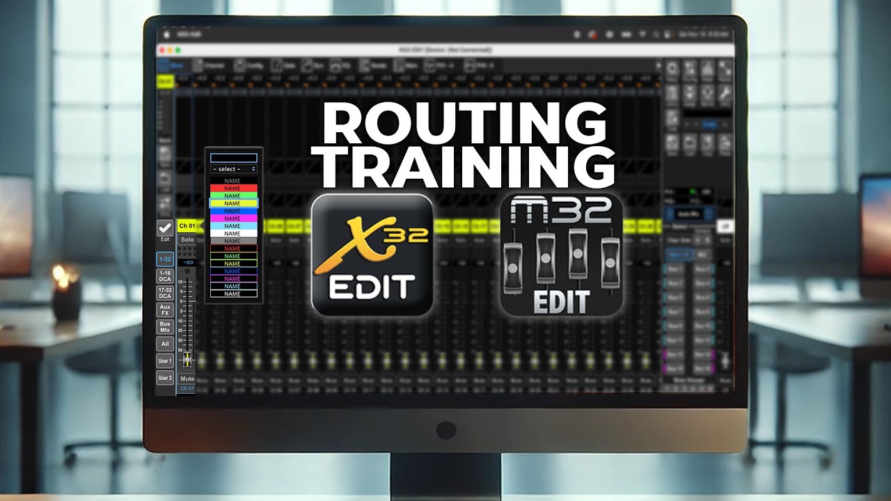 In Depth Routing Training X32-EDIT / M32-EDIT