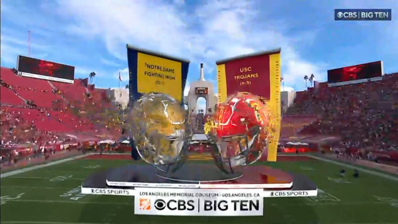 Big Ten on CBS intro | 5 Notre Dame @ USC | 11/30/2024