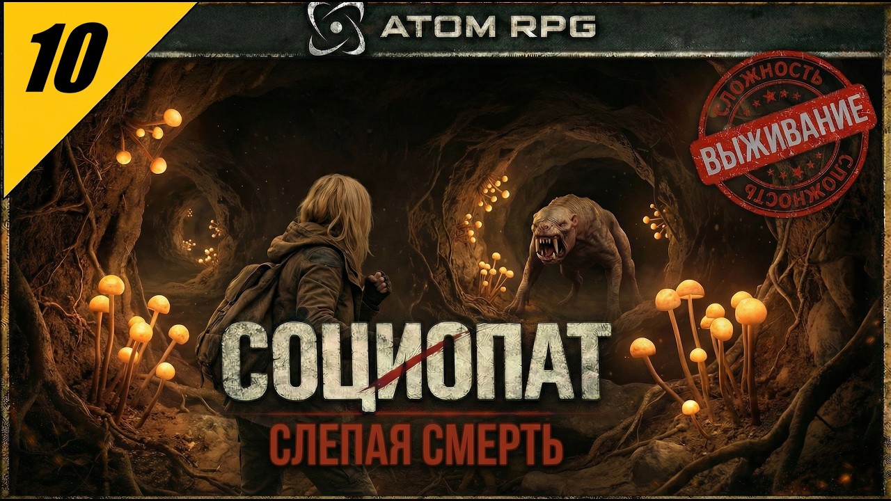 ATOM RPG — Слепая Смерть | Злое прохождение на сложности ВЫЖИВАНИЕ №10