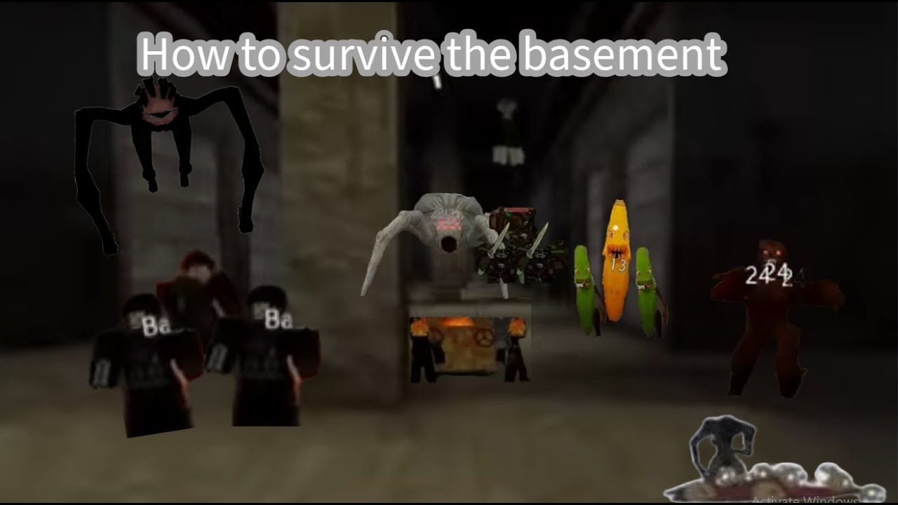 The Storage Roblox How to survive the basement | Roblox