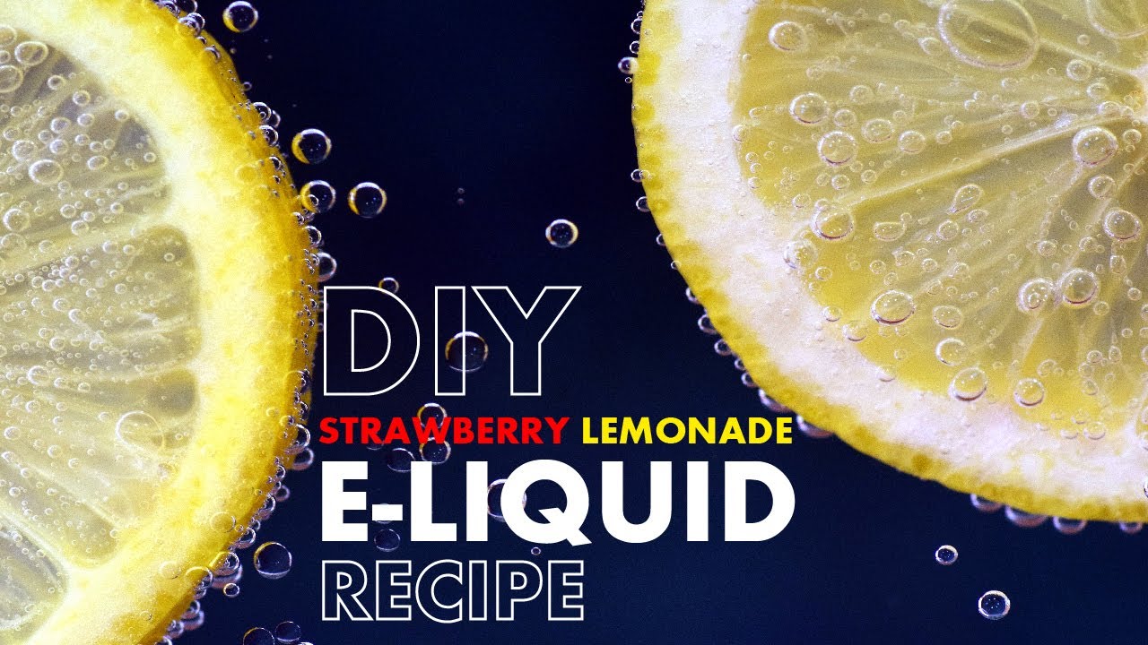DIY E-Liquid Recipe 50ml - Strawberry Lemonade