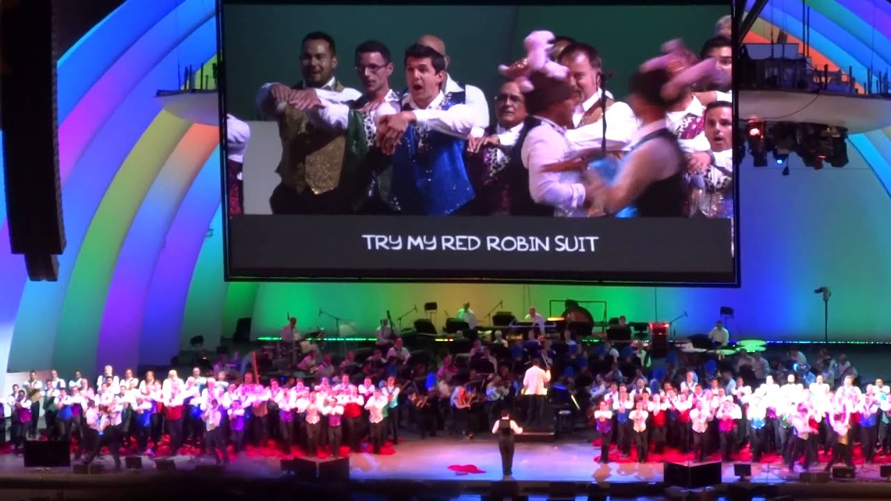 140913 - Gay Men's Chorus of Los Angeles - See My Vest @ The Simpsons Take the Hollywood Bowl~